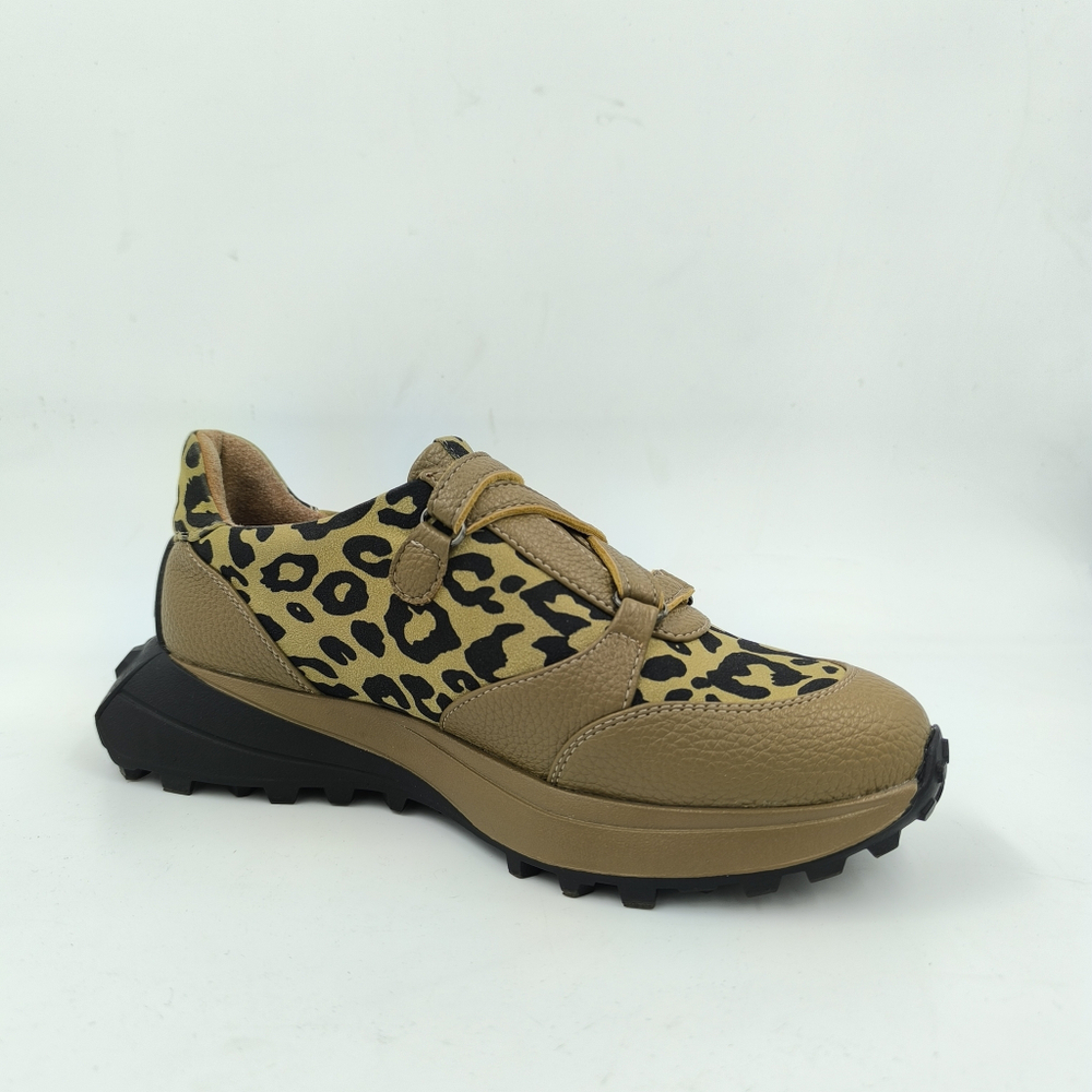 Женские кроссовки с леопардовым принтом — эффектный стиль и комфорт каждый день/37 размер