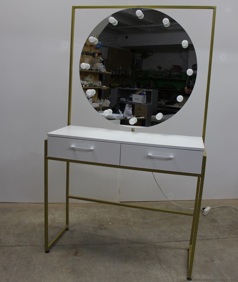 Визажное зеркало Loft 10 с подсветкой