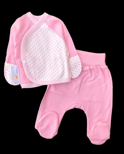 Комплект 2в1: льоля, повзунки "Принт", інтерлок ТМ “Happy ToT” (50 см)