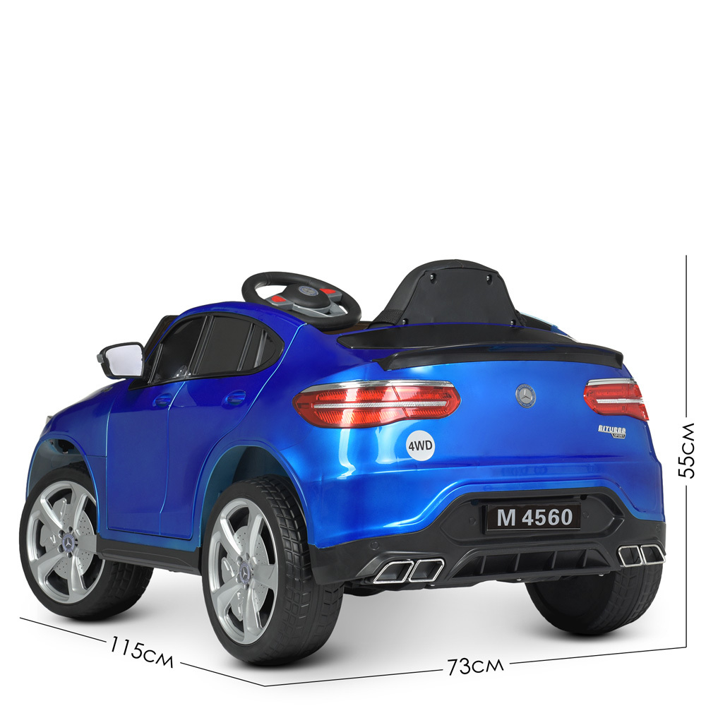 Детский электромобиль Mercedes (Мерседес) 4WD 180W Bambi M 4560EBLRS