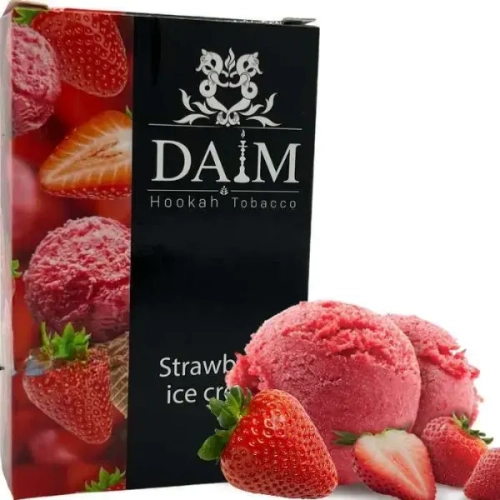Тютюн Daim Strawberry Ice Cream (Даїм Полуничне Морозиво) 50г