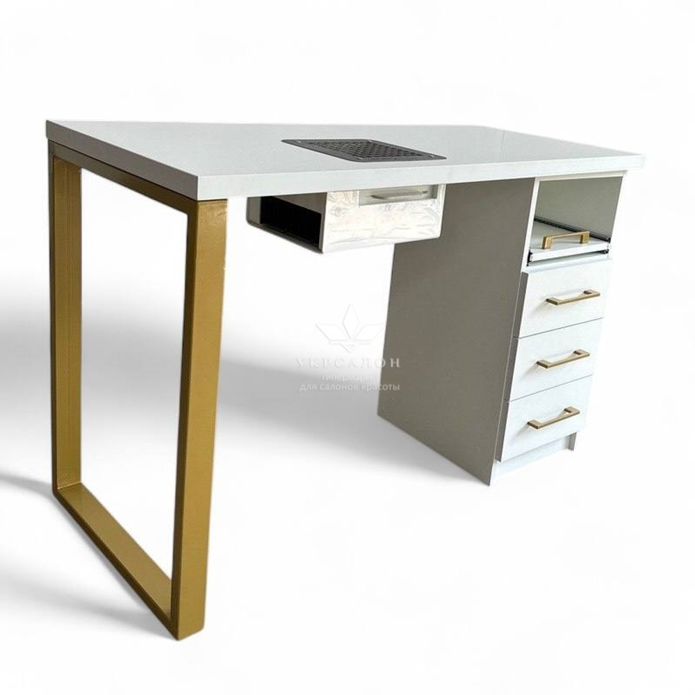 Маникюрный стол Mark SM-100 с вытяжкой и металлической ножкой