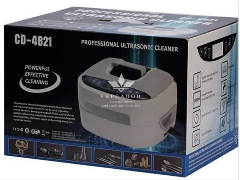 Профессиональная ультразвуковая ванна CD–4821, 2.5 л