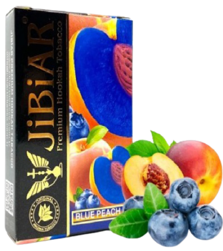Табак Jibiar Blue Peach (Джибиар Персик Черника) 50г