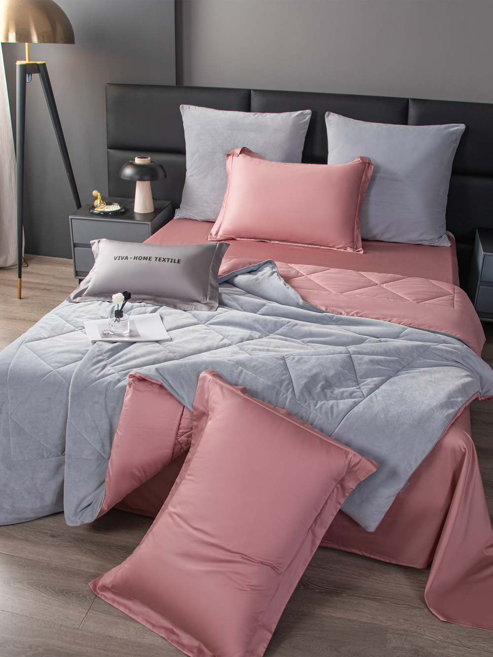 Комплект постельного белья Сатин Velvet Premium с Одеялом VP002