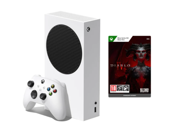 Стаціонарна ігрова приставка Microsoft Xbox Series S + Diablo IV