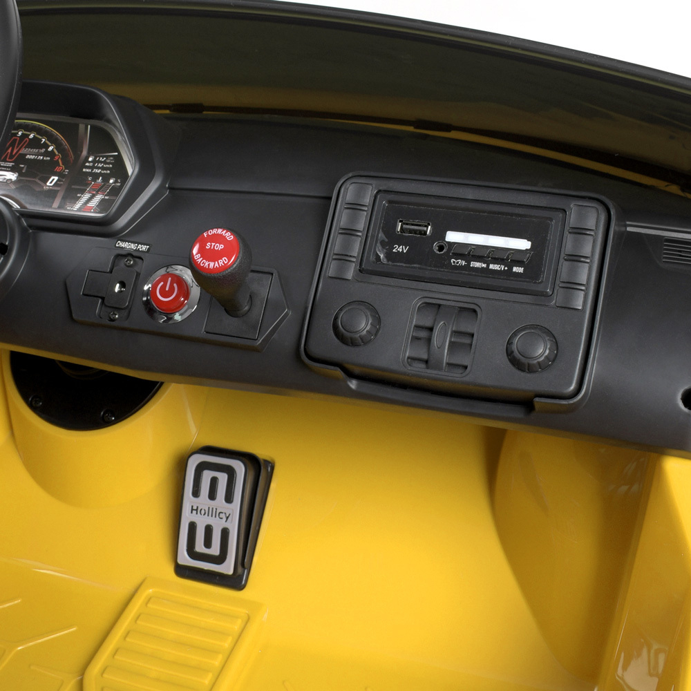 Детский двухместный электромобиль спорткар Lamborghini (Ламборгини) M 4788EBLR (24V)
