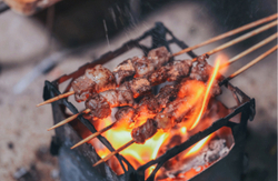 Портативная дровяная печь для пикника