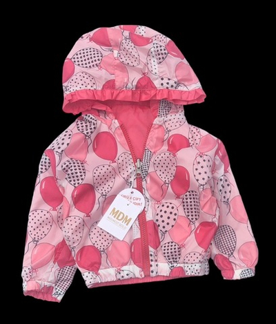 Вітрівка з капюшоном двостороння "Balloons", плащівка ТМ "MDM"