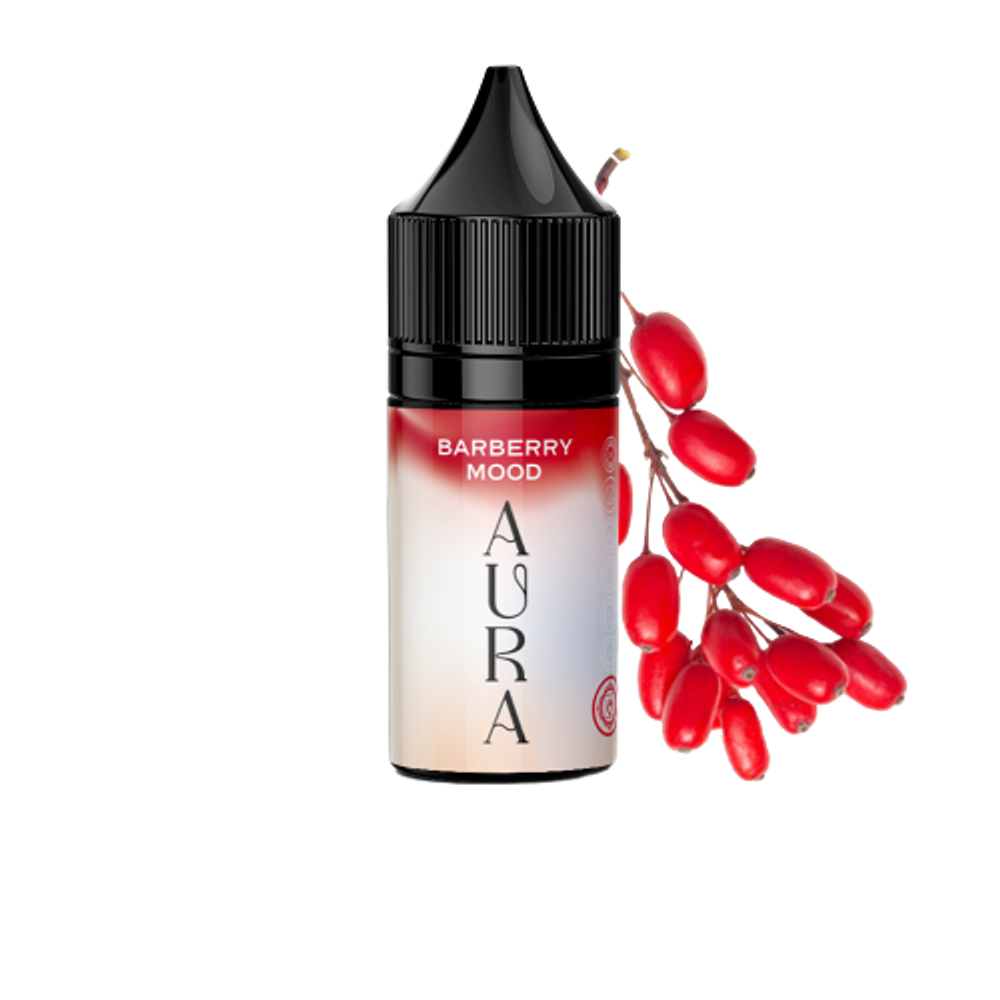 Солевая Жидкость Aura 15ml Barberry Mood (Аура Барбарисовое настроение) 30mg | 50mg