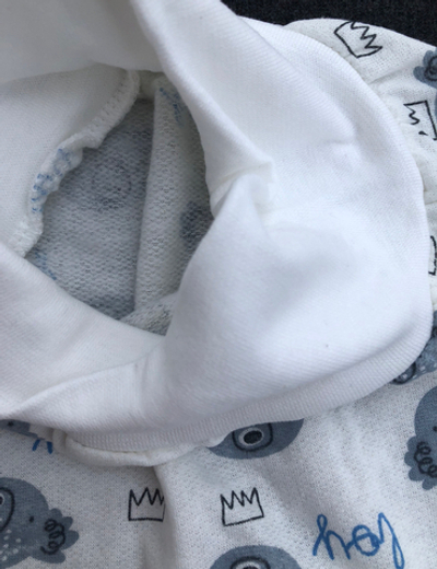 Повзуни "Принт", футер ТМ "Пташка" (74 см)