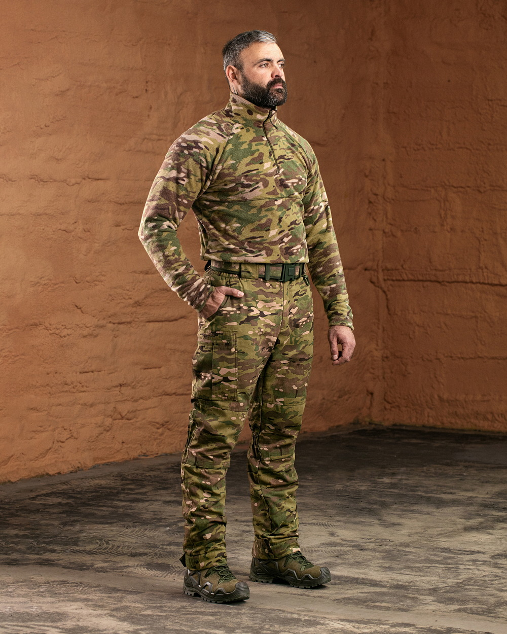 Штани тактичні утеплені флісом мультикам чоловічі (арт. 5662200401)