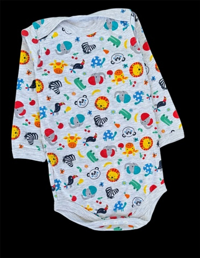 Боді з довгим рукавом "Звірята", бавовна ТМ "Cool" (86 см)