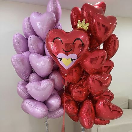 Набір фольгованих сердечок