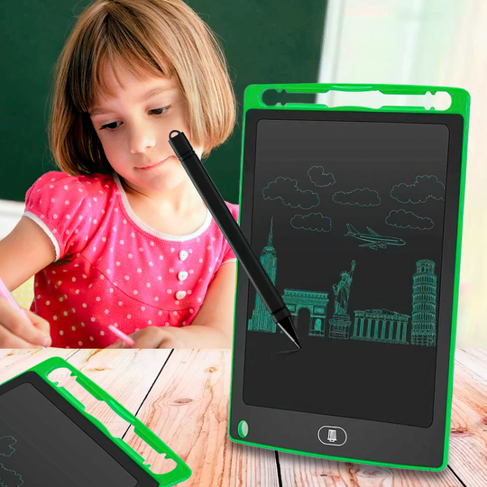 Дитячий Графічний планшет для малювання LCD Writing Tablet 8,5" зелений