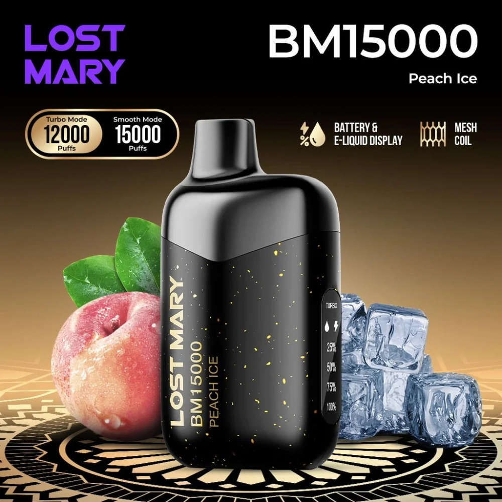 Lost Mary BM15000 - Peach Ice (2% nic)