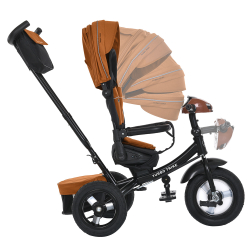 Дитячий триколісний велосипед Turbo Trike MT 1007 гумові колеса