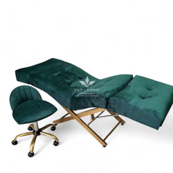 Кушетка анатомическая Tertio 2 со стульчиком