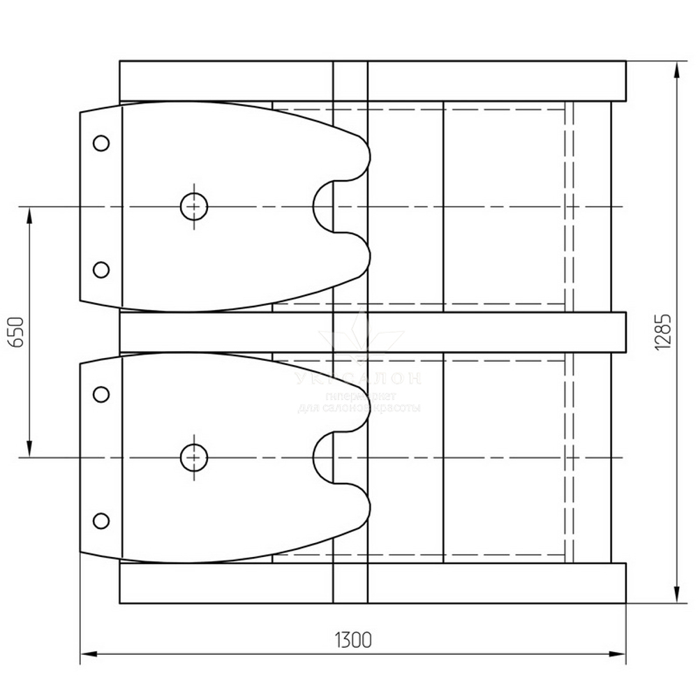 Парикмахерская  мойка 1010-2