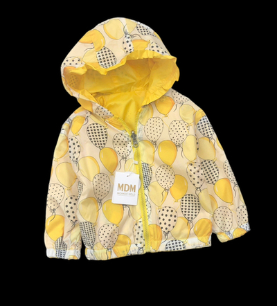 Вітрівка з капюшоном двостороння "Balloons", плащівка ТМ "MDM"