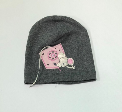 Шапочка "Мишеня", бавовна ТМ "As-bor"