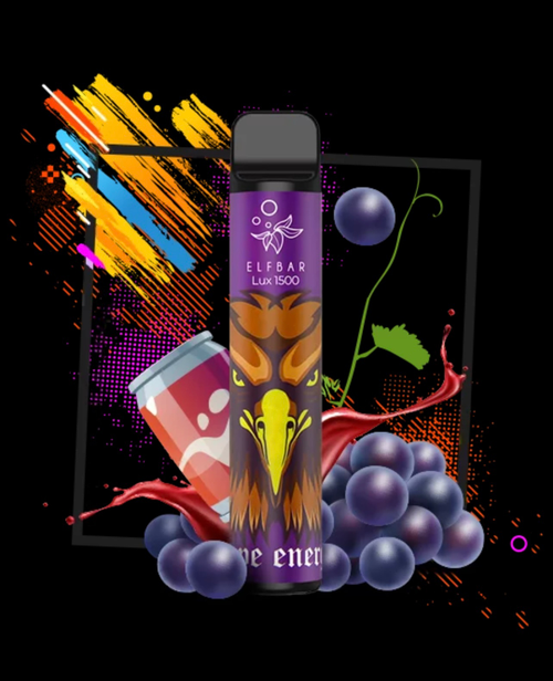 ElfBar 1500 lux Grape Energy (Эльф Бар Виноград Энергетик)