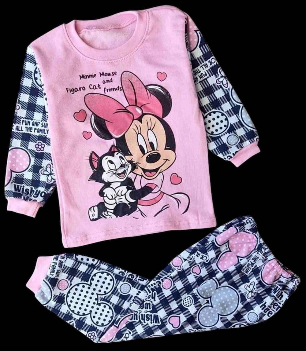 Костюм для дому та сну (піжама) "Мінні", футер ТМ "Ua"