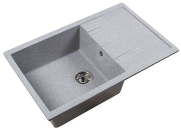 Кухонна мийка VENTOLUX DIAMANTE (GRAY GRANIT) 780x495x200
