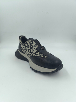 Женские стильные кроссовки с леопардовым принтом/ размеры 35-40