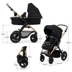 Универсальная коляска 3 в 1 Kinderkraft Moov 2 Air