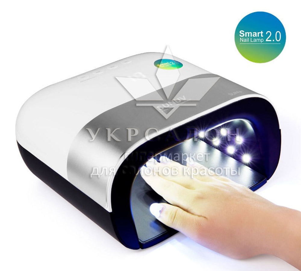 Лампа для манікюру LED + UV Sun 3 нового покоління з кварцовими діодами, 48W