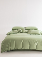 Комплект постельного белья Однотонный Сатин Элитный OCE012