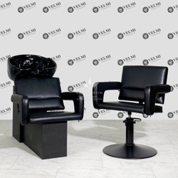 Комплект перукарських меблів Flamingo на диску black