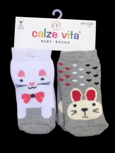 Шкарпетки, набір 2 шт, махра "Calze vita"