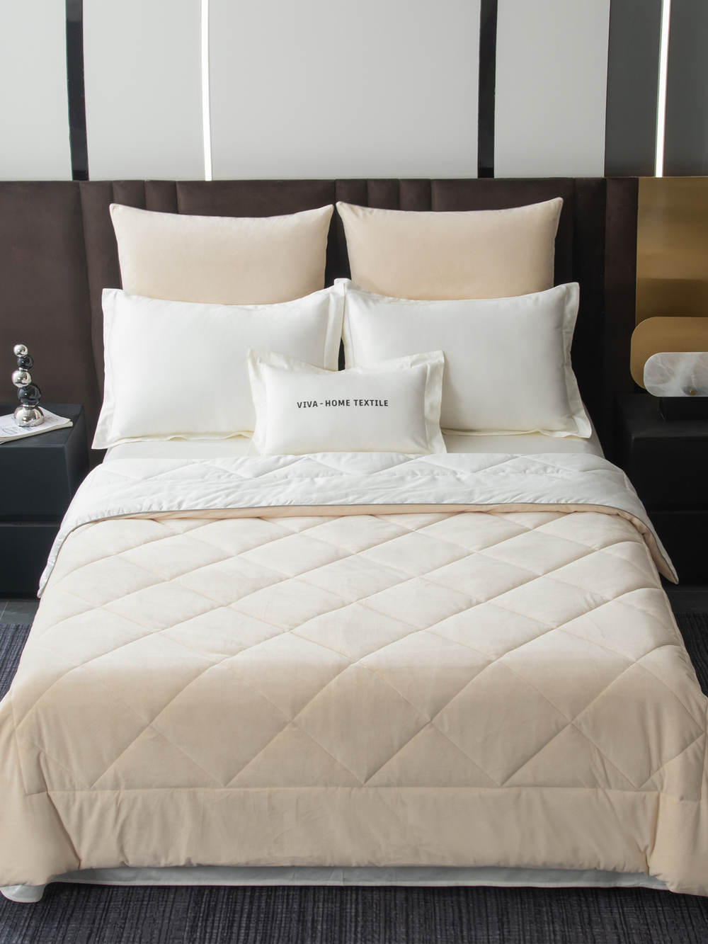 Комплект постельного белья Сатин Velvet Premium с Одеялом VP007