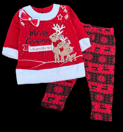 Костюм 2в1: світшот, штани "Новорічний", футер