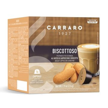Кава в капсулах Dolce Gusto Carraro BISCOTTOSO