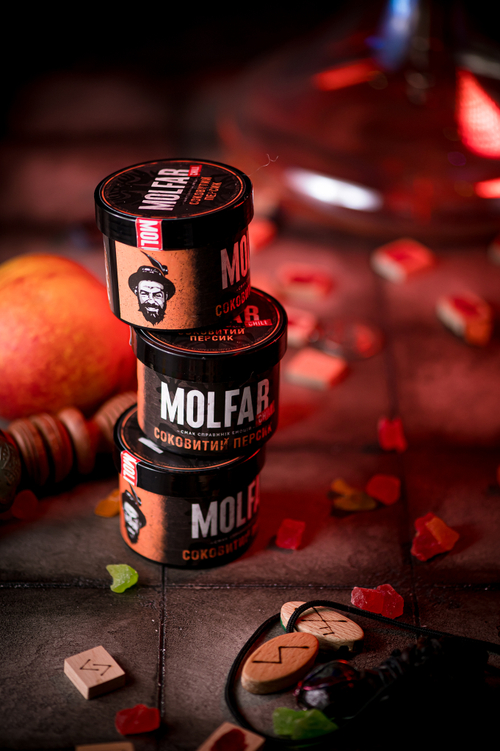 Табак Molfar Сочный Персик (Мольфар) | Chill Line 40г | 100г