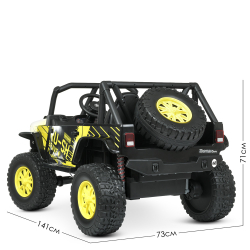 Дитячий електромобіль позашляховик Jeep 4WD M 4878EBLR (24V)