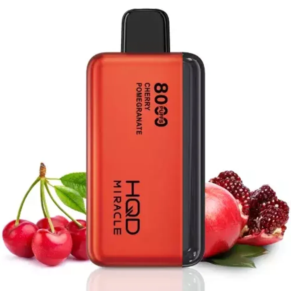 HQD Miracle 8000 Cherry Pomegranate (5% nic)