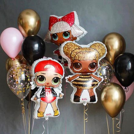 Кульки LOL на день народження для дівчинки