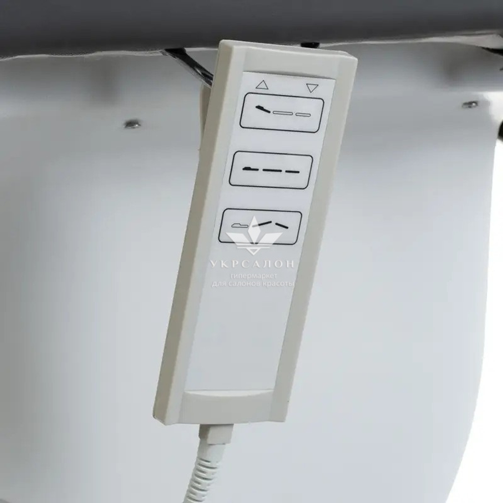 Косметологічна електрична кушетка Bologna BG-228 (3 мотори), сіра