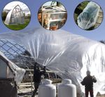 Пленка белая, 80мкм, 6м/50м. Прозрачная (парниковая, полиэтиленовая)