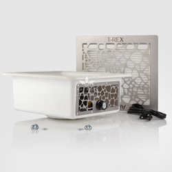 Встраиваемая маникюрная вытяжка T-REX с фильтром, Air Max, нержавейка