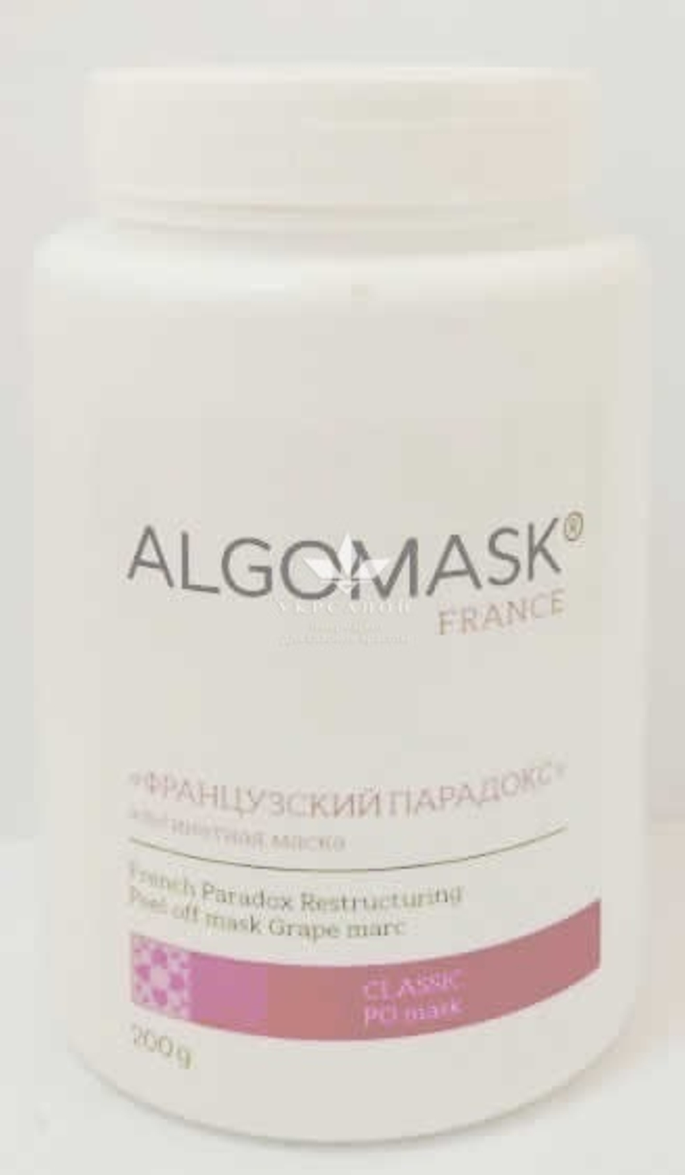 Альгинатная маска Французский парадокс, French Paradox Restructuring Peel off mask Grape marc, Algomask