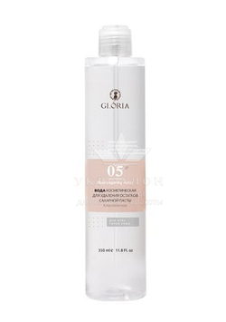 Вода косметическая классическая для удаления остатков сахарной пасты Gloria Classic