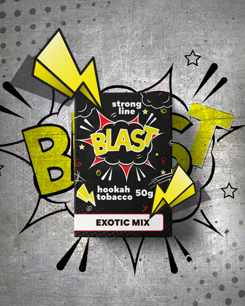 Тютюн Blast Strong Exotic Mix (Екзотичний Мікс) 50g