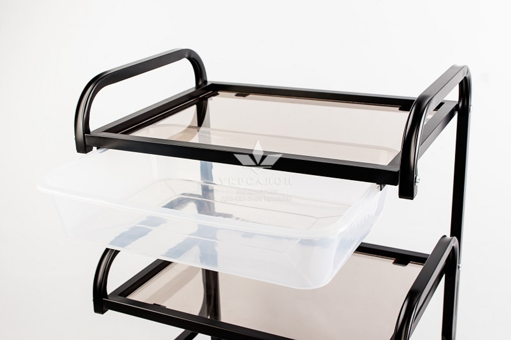 Косметологічний візок S3-l-b чорний