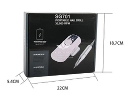 Фрезер на акумуляторі для манікюру та педикюру SG-701