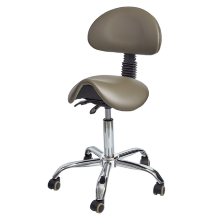 Стілець-сідло майстра 1037-3, сіро-оливковий